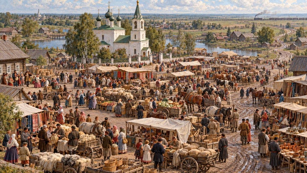 Торговый день уездной России: как шумели и исчезали ряжские ярмарки